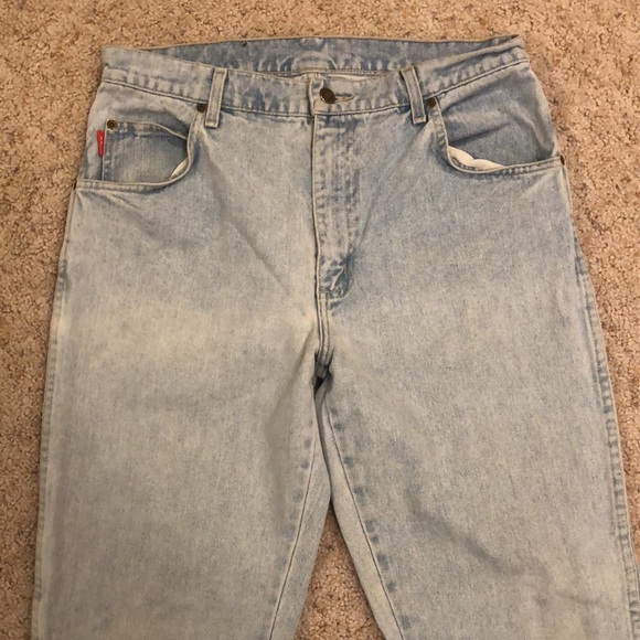 Bugle Boy Men’s Vintage 90s Denim Light Wash Jeans 33 W x 30 L - Picture 5 of 12